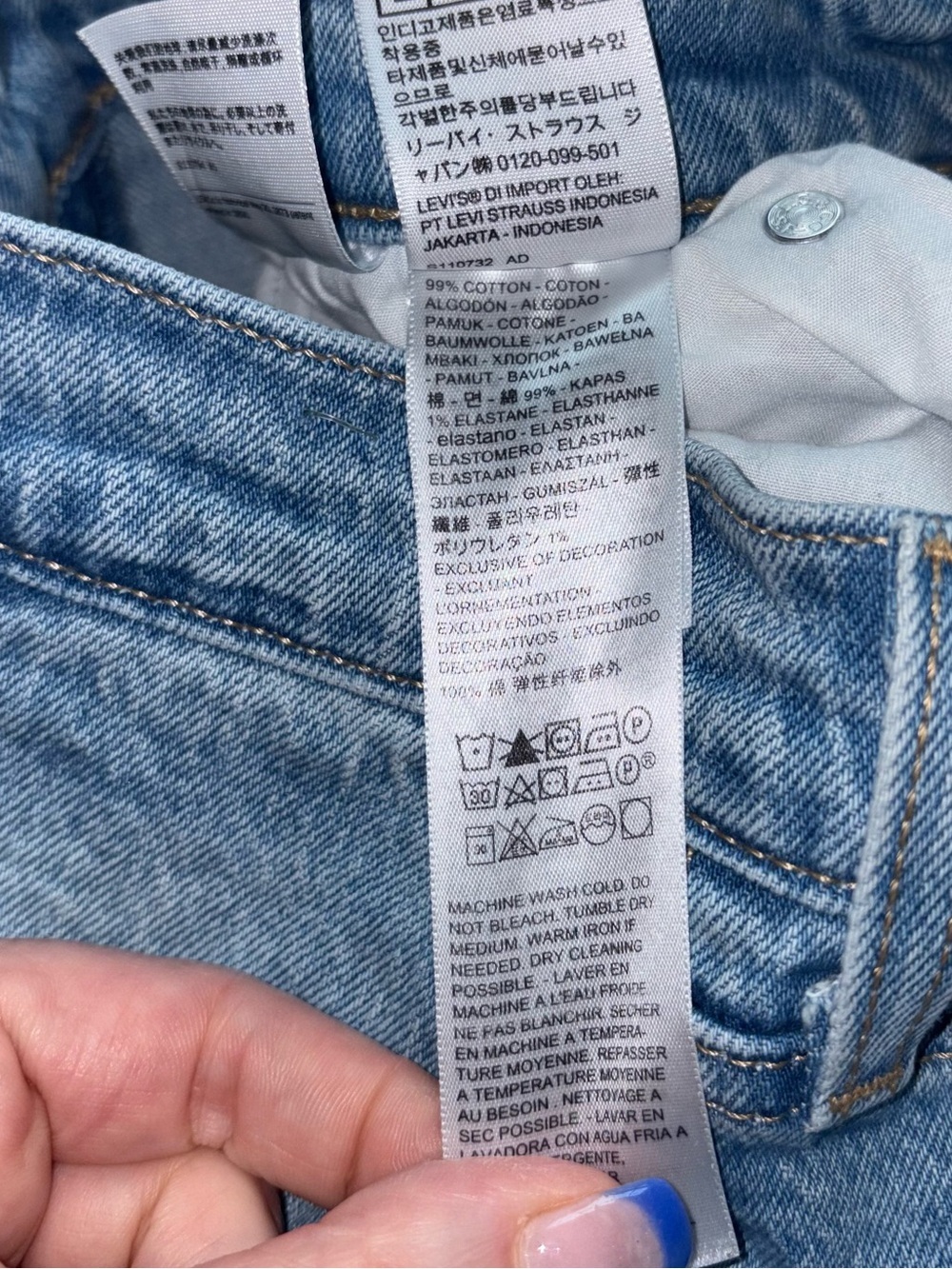 Levi’s Premium 70s High Flare Jeans 29 Light Wash High Rise 30 - Picture 6 of 6